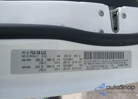 2017 Jeep Patriot High Altitude Fwd from USA, damaged, VIN 1C4NJPFA1HD132426